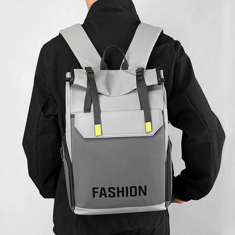 Men's backpack, capacious laptop for leisure, business version, high-quality style