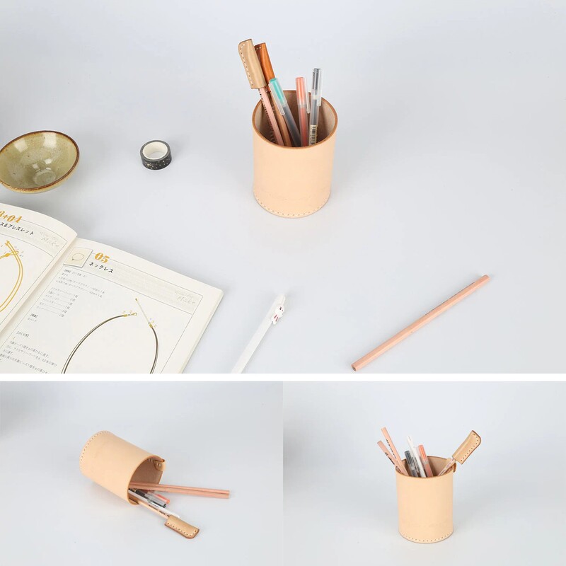 Creative Ins Style Leather Student Pen Holder Pu Leather Lipstick Makeup Brush Bucket Desktop Sundry Key Storage Box Creative Ins Style Leather Student Pen Holder Pu Leather Lipstick Makeup Brush Bucket Desktop Sundry Key Storage Box
