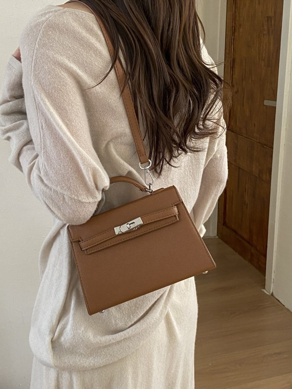 Botón de plata estampado de palma portátil Kelly bolso pequeño para mujeres 2026 ventas transfronterizas calientes nuevo lujo ligero de alta sensación mochila