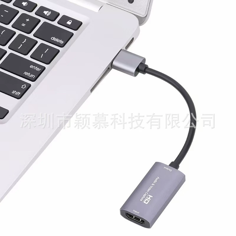 USB collection card HD To USB 2.0 Capture HD video mobile phone will negotiate game recording box