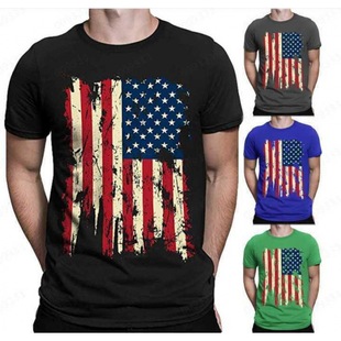 Strength manufacturers small single custom foreign trade Men's personality 3D digital printing short sleeve T-shirt men's short sleeve processing