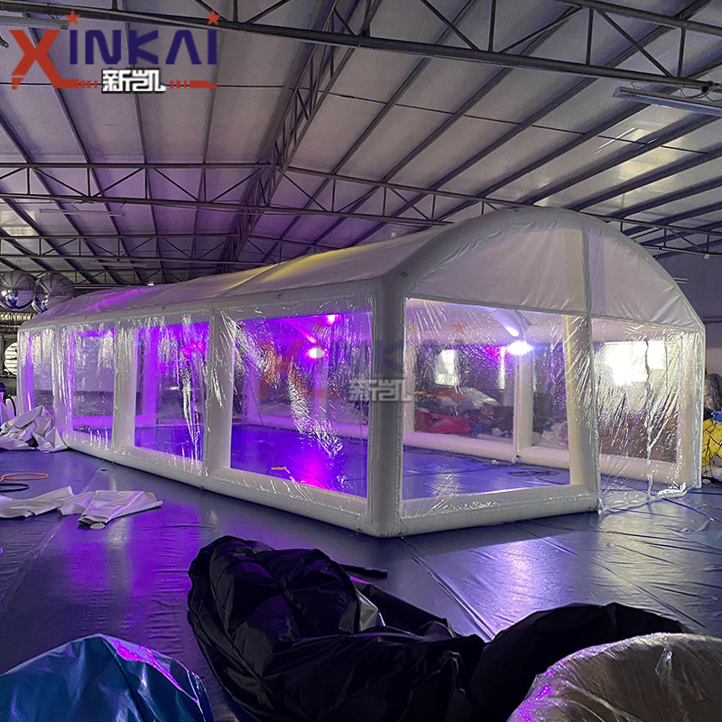 游泳池篷房大型体育赛事充气帐篷景区室外遮阳雨棚pvc泳池帐篷