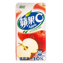 台湾进口黑松百香果柳橙 c苹果综合水果汁饮料300ml*6瓶 纸盒装