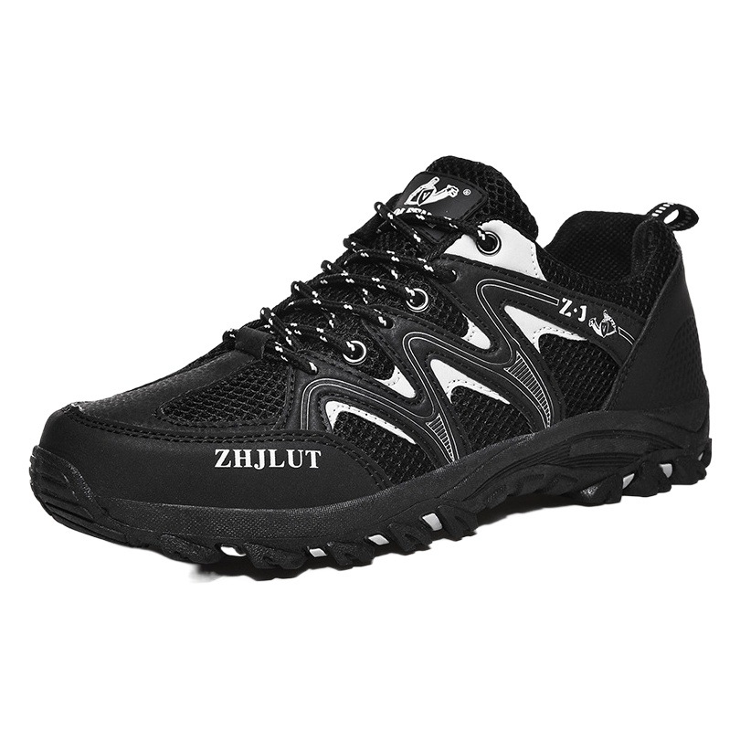 2023 verano nuevo malla zapatos pareja senderismo zapatos de moda transpirable zapatilla hueco al aire libre zapatos casuales moda