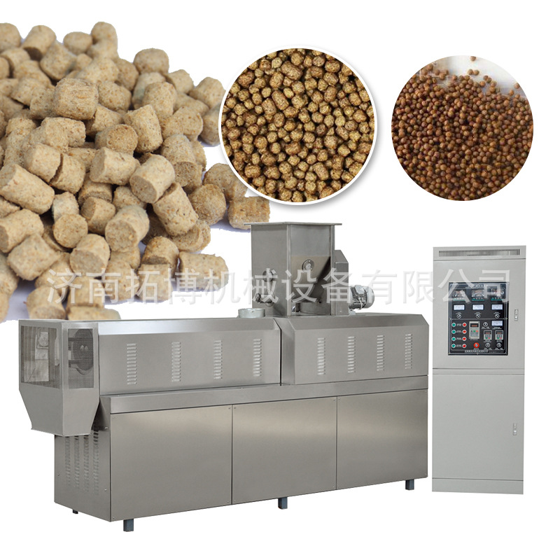 漂浮鱼饲料生产线 鱼饲料机械设备 观赏鱼饲料设备 饲料膨化机