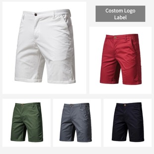 Summer foreign trade cross-border comfortable leisure Europe and the United States loose straight shorts solid color sports fitness pants
