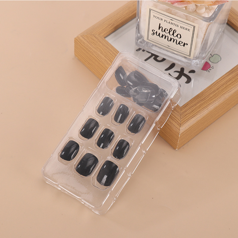 ins风渐变黄穿戴美甲成品假指甲美甲贴片指甲贴片可拆卸指甲nails|undefined