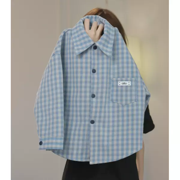 男童套装加绒款格子衬衫2025新款中小儿童痞帅潮酷冬季童装