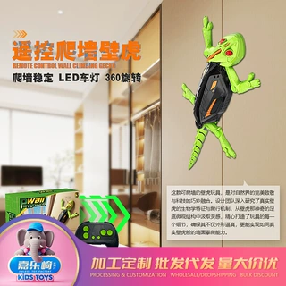 跨镜爆款机器人智能电动充电遥控爬墙壁虎仿真动物模型男孩玩具
