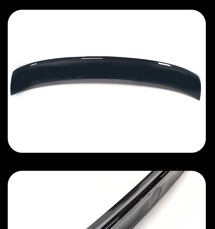Suitable for BMW 3 series tail E46 four-door change CSL bright black sports tail carbon pattern rear spoiler wing