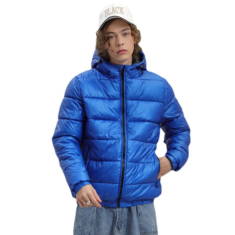 Chaqueta Acolchada con Capucha para Hombre de Algodón y Poliéster Con Capucha para Invierno image 6