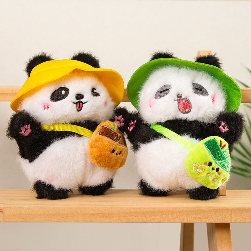 Wholesale Popular Panda Plush Toys, Chengdu Internet-Famous Dolls, Sichuan Souvenirs, Keychain Pendants, Cute and Fun Wholesale Popular Panda Plush Toys, Chengdu Internet-Famous Dolls, Sichuan Souvenirs, Keychain Pendants, Cute and Fun