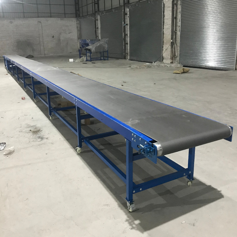 快递输送带输送皮带传送机卸货伸缩机货仓分拣线爬坡机自动垒德株