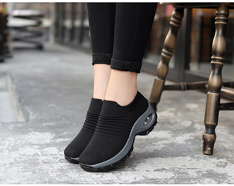 Damen-Sportschuhe, Arbeitsschuhe, Turnschuhe, Gummisohle, rutschfest, leichtes Schuhwerk_voghion.com