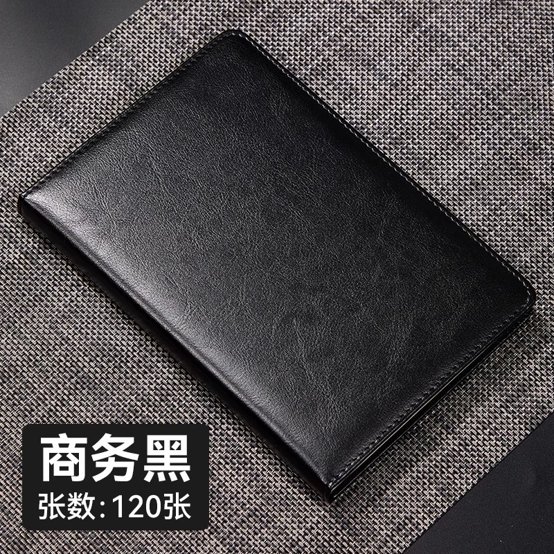 a5商务笔记本记事本加厚超厚工作会议记录本子仿皮日记本定制logo|undefined