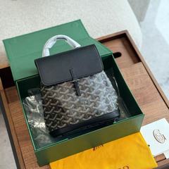 跨境2025新款狗牙mini双肩包复古手提hobo双肩包质感翻盖小书包高