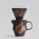 Extreme poverty wind hand coffee set suit stoneware powder hand-made creative sharing pot V60 filter Cup ceramic coffee maker