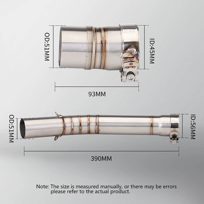 Motorcycle exhaust pipe, exhaust pipe modification R6