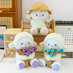 磁気ローズフラワー小さなウールぬいぐるみ人形クリエイティブブーケカップルギフト人形クロスボーダー卸売