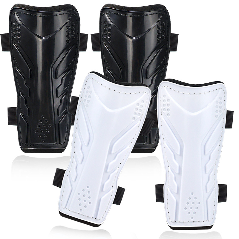 Cross-Border In-Stock Football Shin Guards with Straps for Children and Adults, Professional Competition and Training Sports Protective Gear