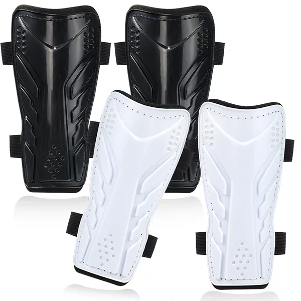 Cross-Border In-Stock Football Shin Guards with Straps for Children and Adults, Professional Competition and Training Sports Protective Gear