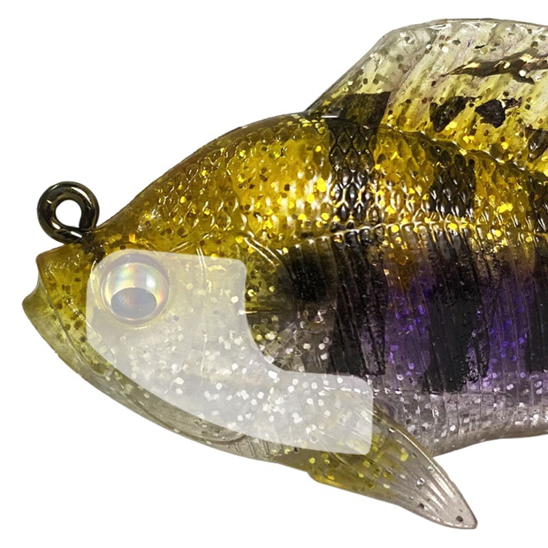 Giratorio lentejuelas peces recubiertos de plomo T-cola suave cebo hueco multi-gramo biónico Luya cebo falso cebo actualización salto pescado