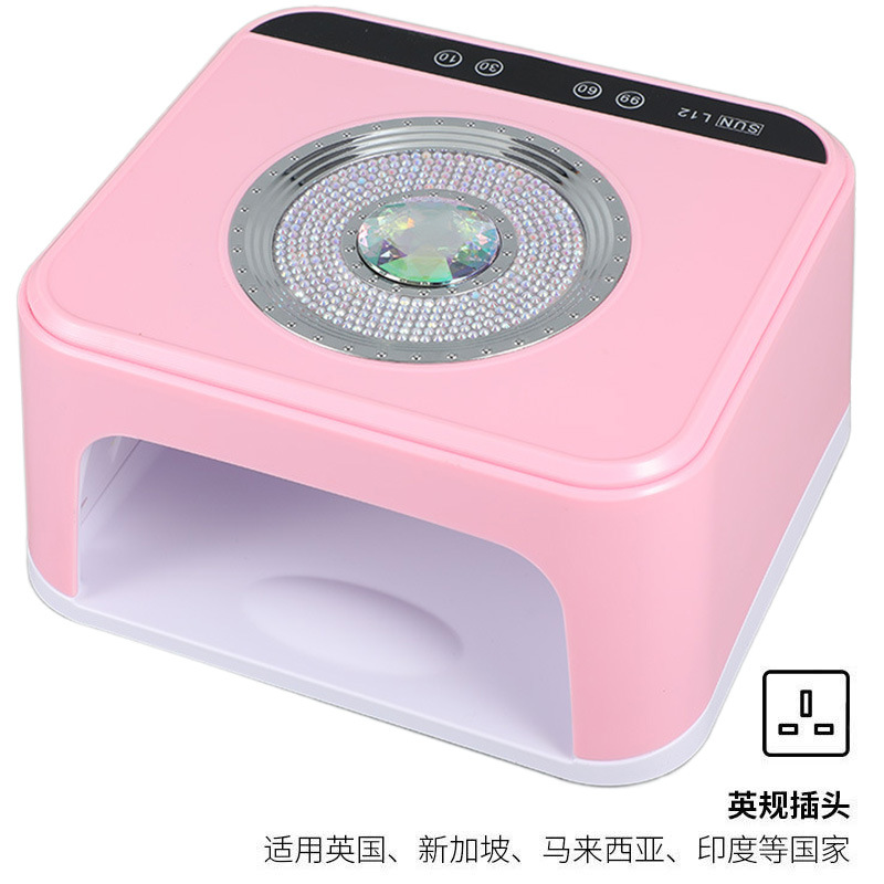 Lámpara de manicuras transfronteriza de alta capacidad 268W de alta potencia de dos manos de manicuras de uñas de secado rápido pegamento de manicuras de luz de terapia de la tienda de manicuras