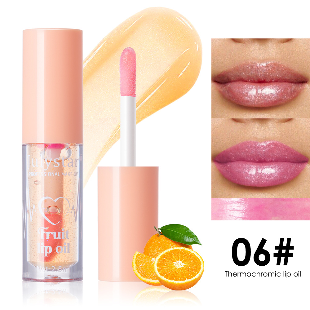 Julystar Fruit-Flavored Mirror Lip Gloss Moisturizing and Hydrating Ten-Color Set Water Gloss Lip Gloss Lipstick Wholesale undefined