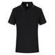 High-elastic polyamide polo shirt high-end ice silk bead overalls corporate team culture advertising shirt overalls male logo