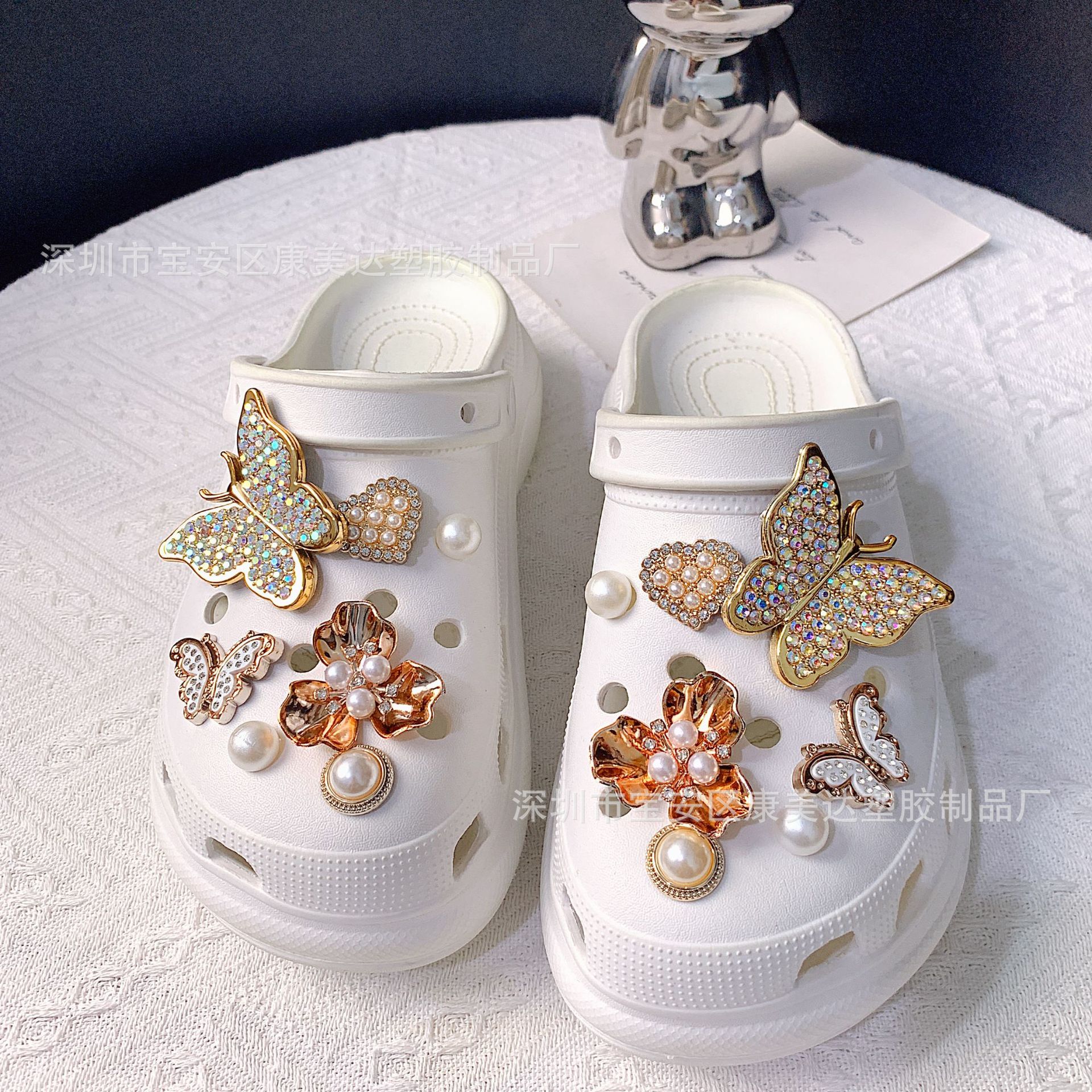 K70 황금 나비 황금 세 잎 세트 (신발 없음)