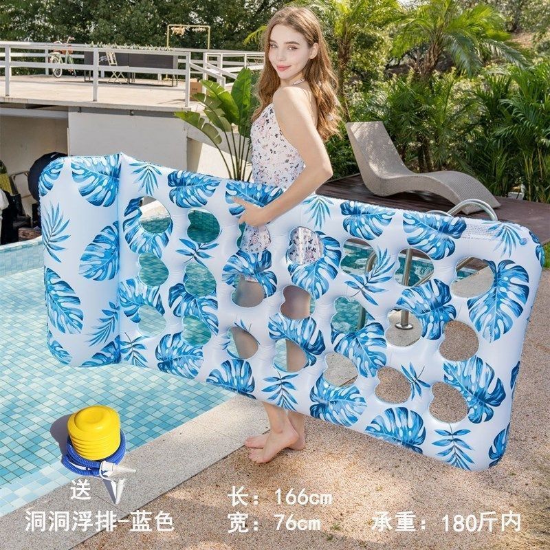フローティングパック大人用厚みのある水泳リング女性用ウォーターラウンジャーリバースプルーフフローティングリング女の子用水のおもちゃサンシェードインフレータブルベッド|undefined