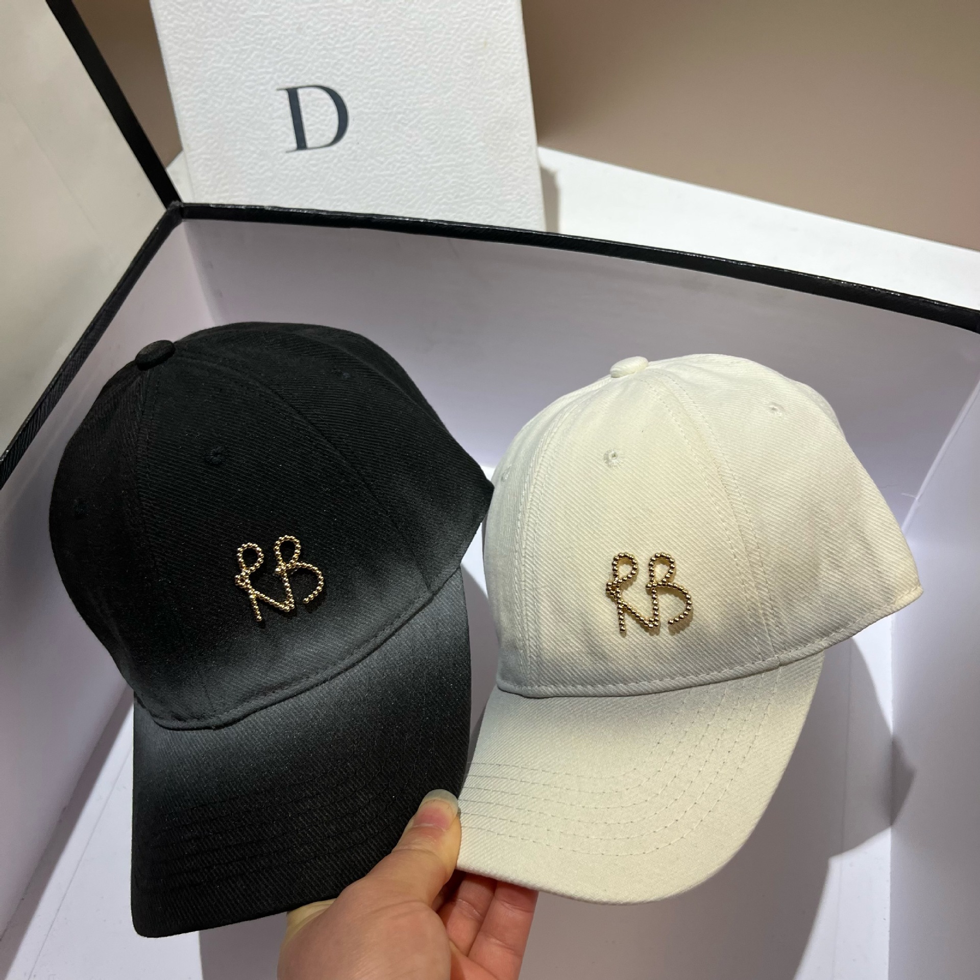 RB-Baseballmütze mit Farbverlauf für den Frühling und Sommer, neue Outdoor-Sport-Freizeitmütze, modische und vielseitige Entenschnabelmütze_voghion.com