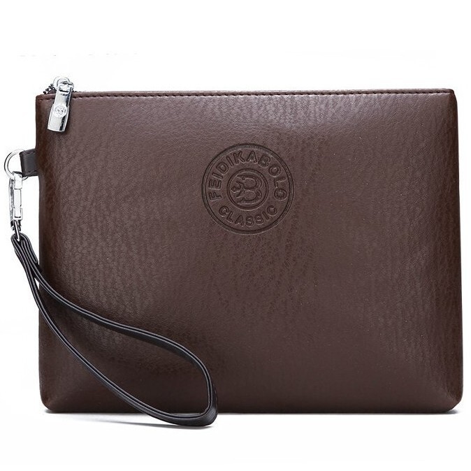 Cross-Border Foreign Trade 2026 New Model Men's Clutch Bag Large Capacity Simple Pu Soft Leather Men's Bag Mobile Phone Bag Wallet