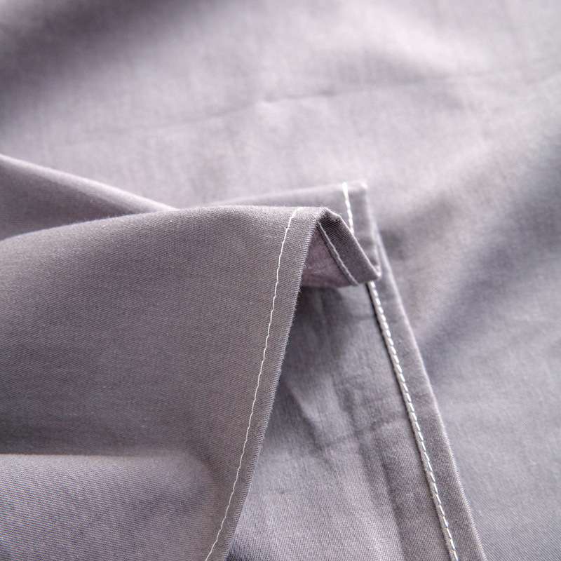 Inswind sábanas de color sólido de algodón 40 dormir desnudo cuatro estaciones algodón universal twill una sola pieza se puede personalizar lavado