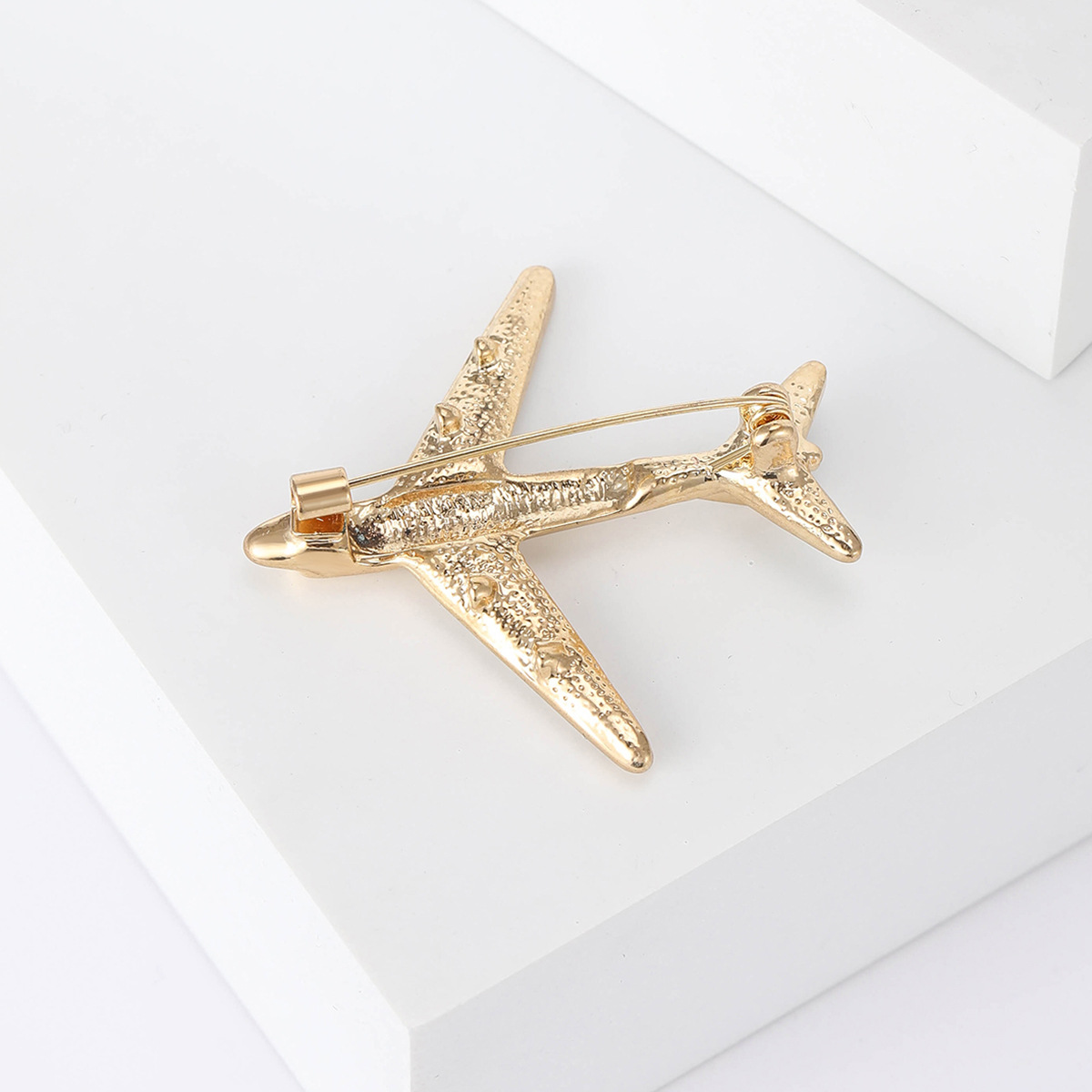 Casual Airplane Alloy Inlay Artificial Crystal Women's Brooches display picture 4