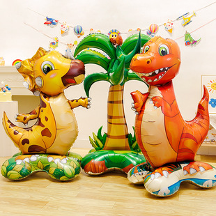 Children's Day Decoration Clown Standing Balloon Cartoon Animal Kindergarten Classroom Atmosphere Scene Decoration Ornaments