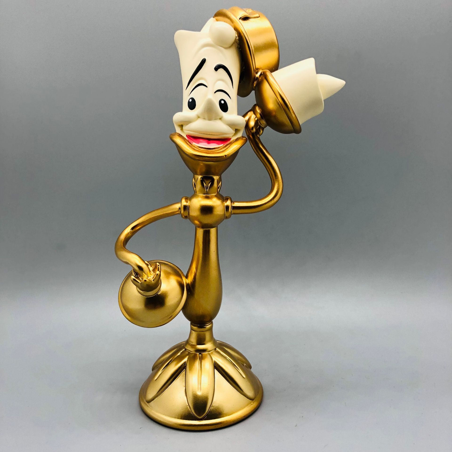 Belleza y Bestia Candelabro Lumia decoración despertador reloj de mesa decoración lámpara de mesa GE Shihua reloj colección Decoración