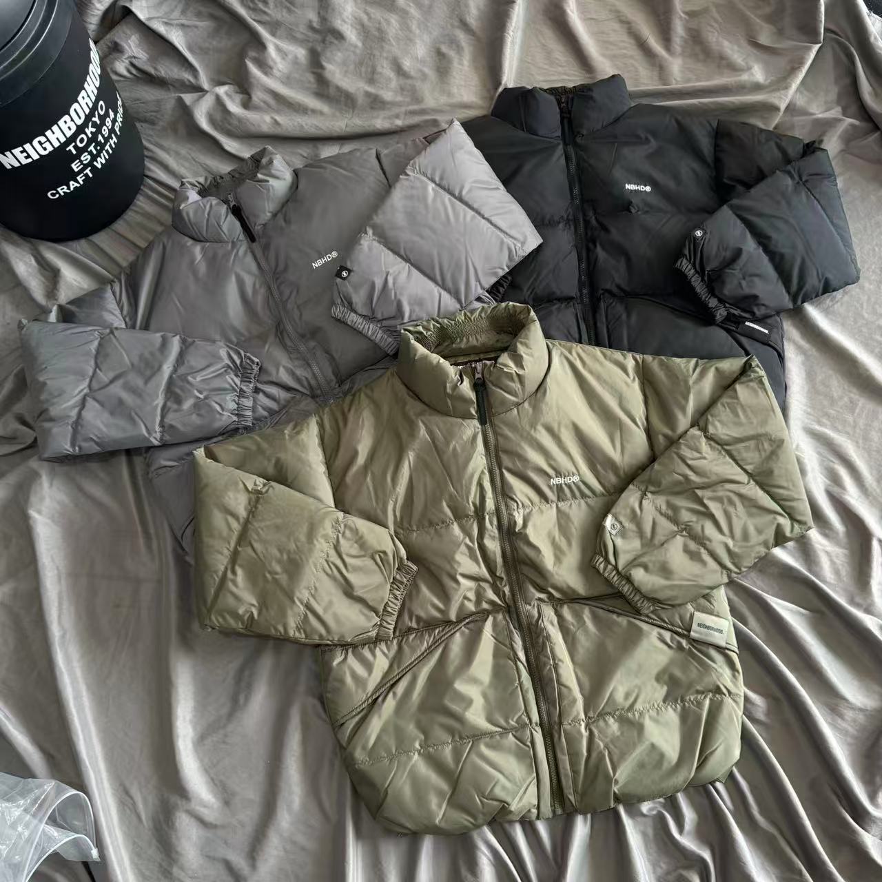 Dropshipping Japanese-Style Trendy Nbhd Classic Functional Stand-Collar down Jacket Duck down Warm Coat Loose Fit Unisex