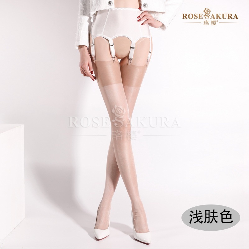 珞樱0911丝袜珞樱无弹力纯尼龙长筒袜美腿超薄闪光丝滑艺菲服饰|undefined