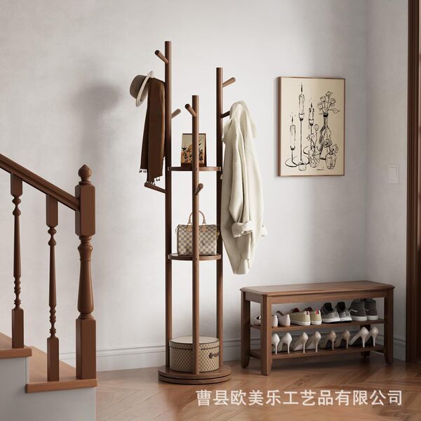 Hanger from natural wood