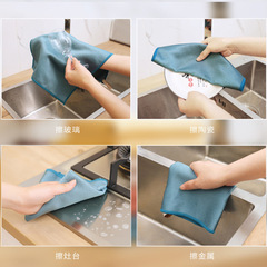 升級加厚擦玻璃魚鱗抹布吸水不掉毛超細纖維清潔布無痕擦鏡子神器