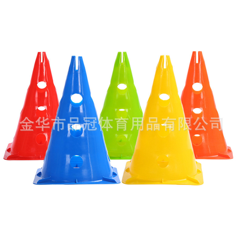 ロゴバレルサッカートレーニング器具障害物プラスチックバレルアイスクリームコーン厚みのある18/23/32/38/48センチメートルコーンバレル|undefined