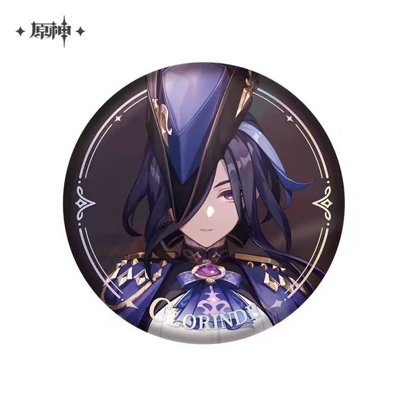 公式正規品「原神」縦絵/璃月港/モンデーシティシリーズキャラクターブリキバッジ|undefined