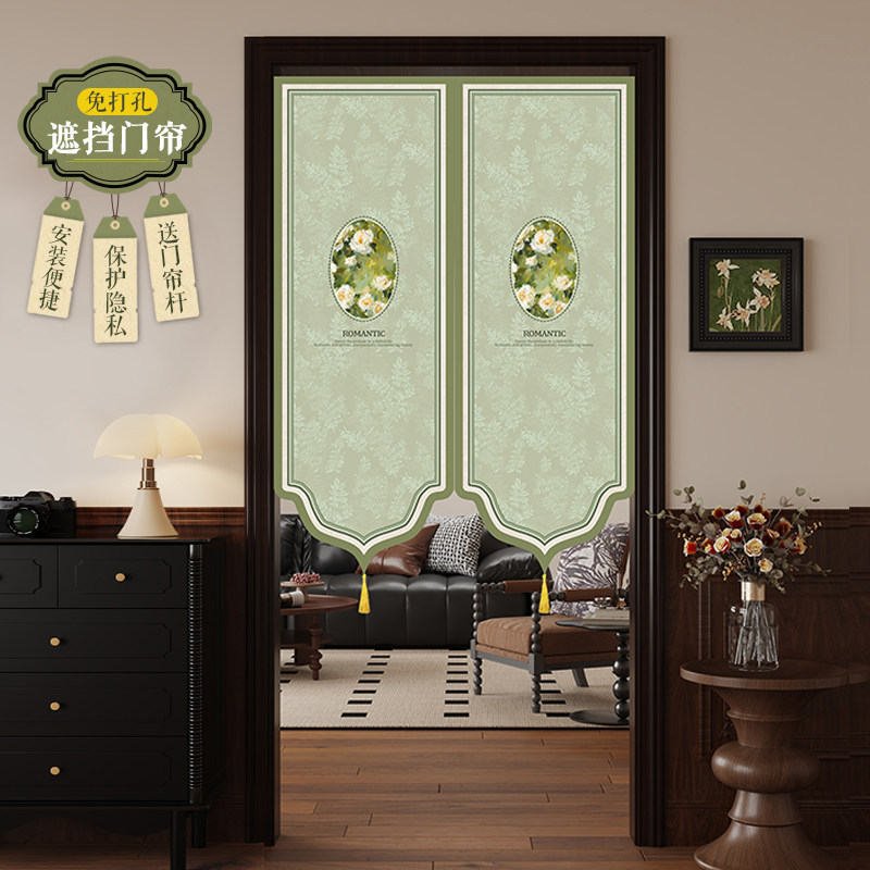 Light luxury irregular-shaped door curtain, half curtain for bedroom decoration, hanging curtain for kitchen partition, no-drill installation, bathroom privacy curtain, short curtain Light luxury irregular-shaped door curtain, half curtain for bedroom decoration, hanging curtain for kitchen partition, no-drill installation, bathroom privacy curtain, short curtain