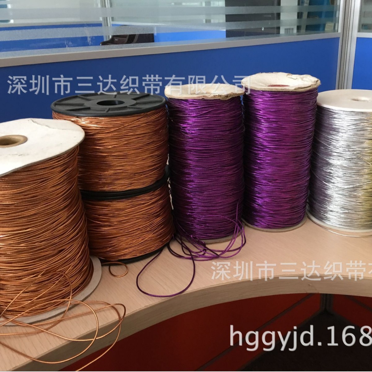 （厂家现货供应）金色银色彩色葱线 8股16股均有现货价格优恵