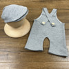Photography props for new born, cap, overall, trousers for baby suitable for photo sessions, suitable for import, new collection