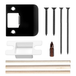 Extended Lip Impact Plate Stainless Steel Door Latch Plate Guide Piece Available in Multiple Colors Lock Accessories for Amazon Wholesale