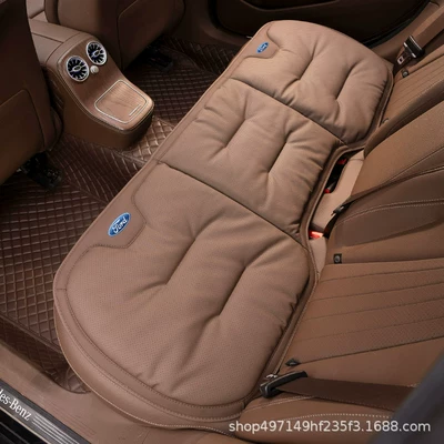 Universal seat cover, Car Seat Winter and - chestnut-brown-nappa-leather-one-piece-in-the-back-row-4646