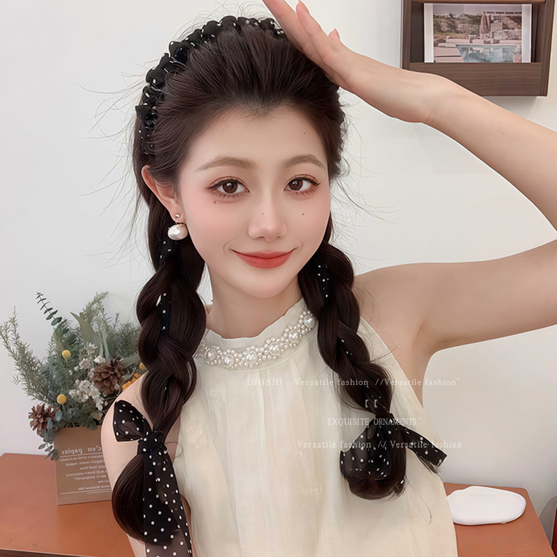 レトロな欧米風ヘッドスカーフ、甘くてクールな女の子のヘアスカーフ、ストリートダンス、サイクリング、フォトプロップス、ヘアバンド、ベルト装飾|undefined