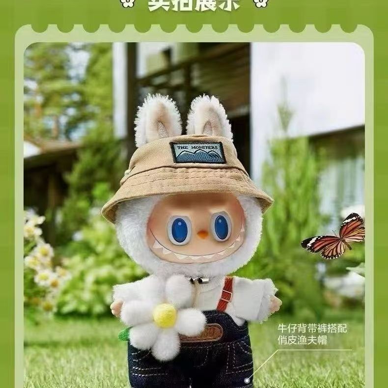 【高品質在庫あり】LABUBU スプリングワイルド ホームビニールぬいぐるみ 17cm 人形 ギフト ギフト|undefined